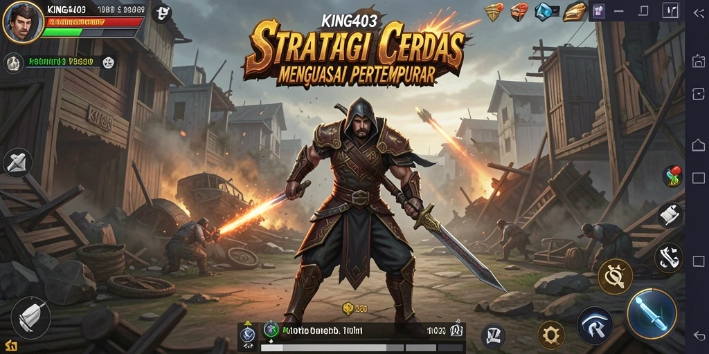Tampilan gameplay <strong>KING403</strong> yang penuh strategi dan taktik mendalam.