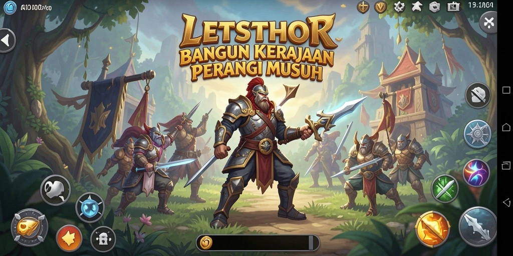 Tampilan gameplay LETSTHOR yang menegangkan saat pertempuran.