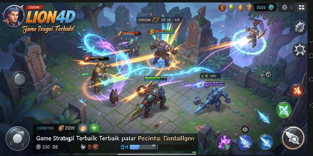 Tampilan gameplay LION4D yang menegangkan dan penuh strategi.
