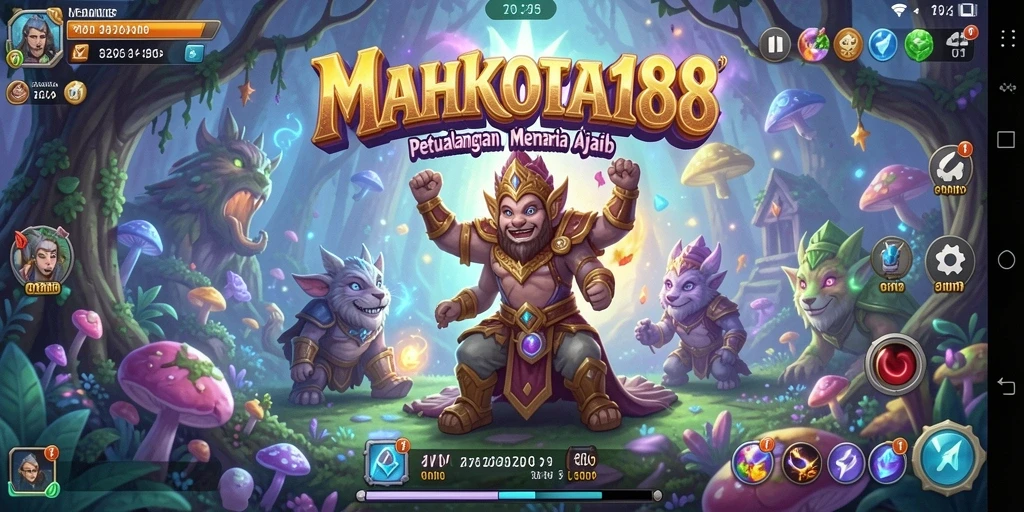 Screenshot menarik dari gameplay petualangan di MAHKOTA188.