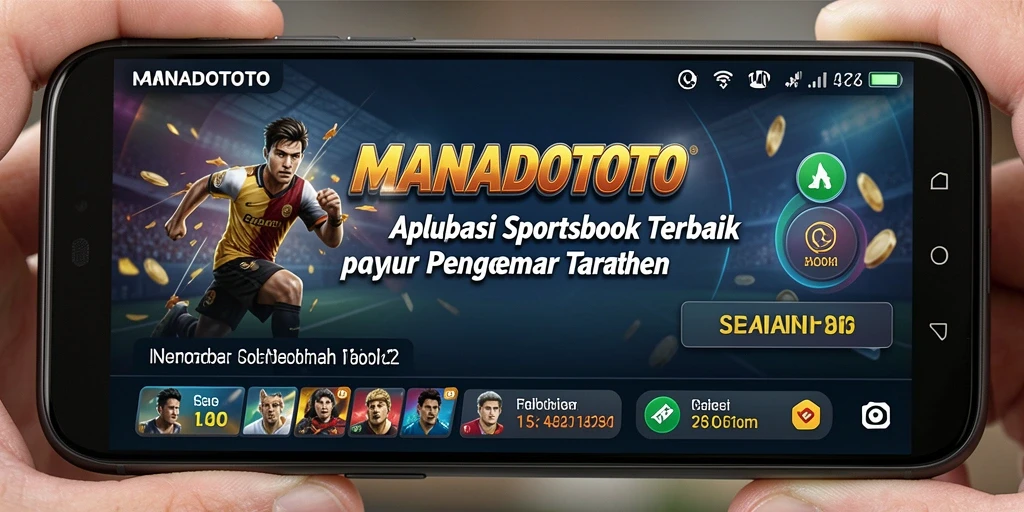 Screenshot MANADOTOTO menampilkan antarmuka taruhan olahraga yang menarik.