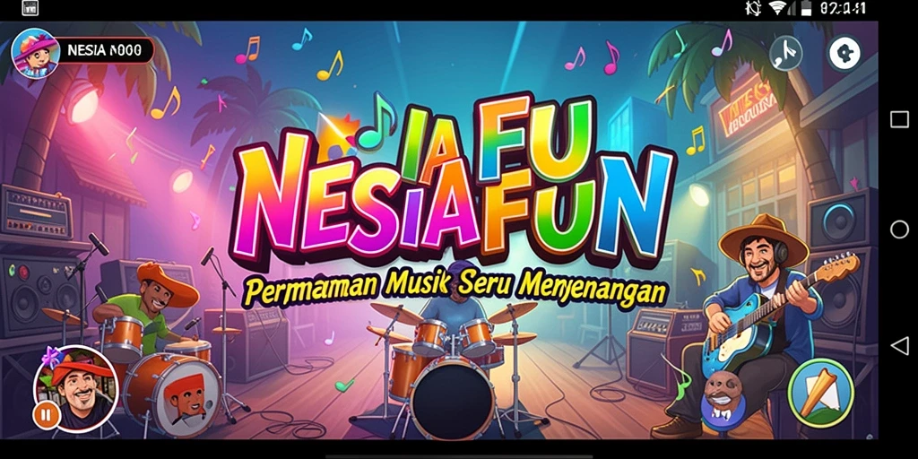 Tampilan gameplay NESIAFUN yang menarik dan interaktif.