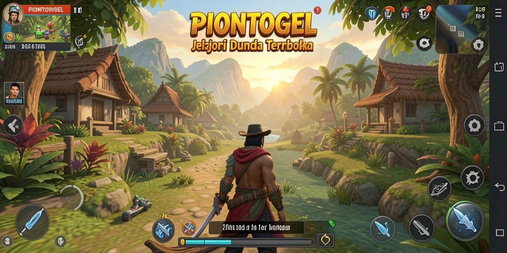 Tangkapan layar menampilkan gameplay PIONTOGEL di dunia terbuka.