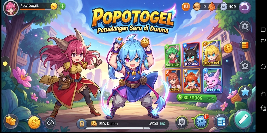 Gameplay seru dan karakter anime yang menawan.