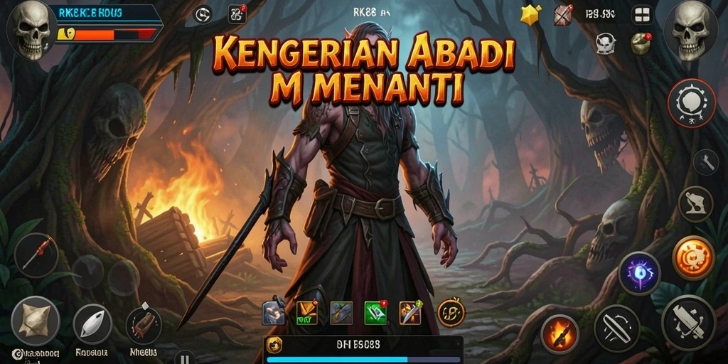 Tangkapan layar utama menampilkan momen menegangkan dalam gameplay Horror.