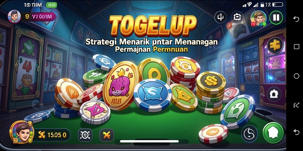 Tampilan gameplay strategis TOGELUP yang menantang dan memikat.