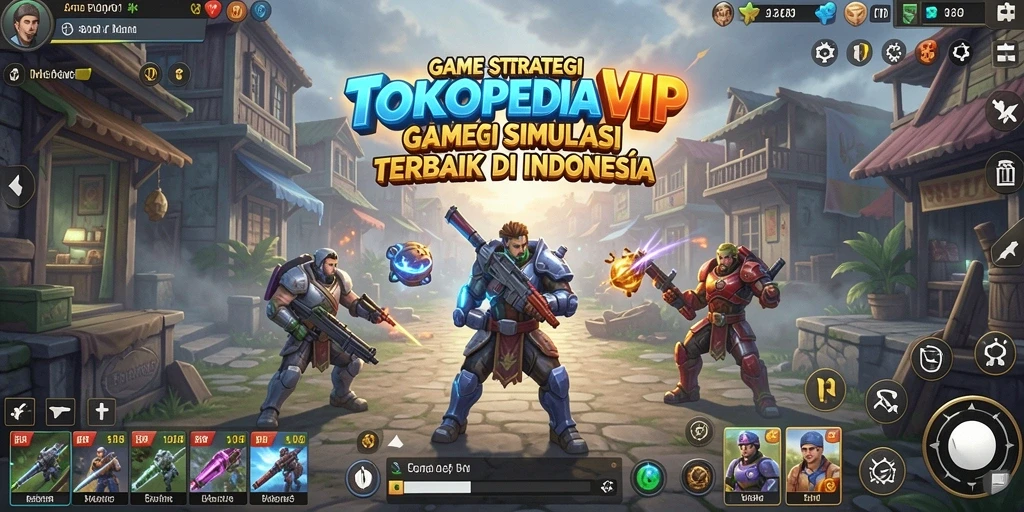 Screenshot gameplay TOKOPEDIAVIP yang menampilkan keseruan berbisnis.