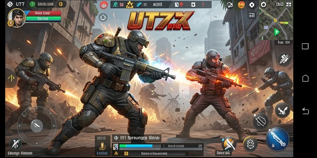 Tampilan menarik dari gameplay UT77 dengan aksi mendebarkan.